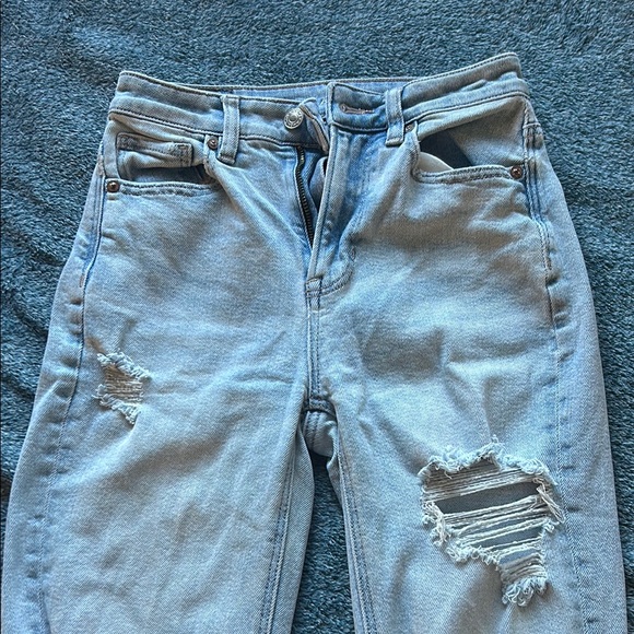 American Eagle Outfitters Denim - American Eagle Outfitters Blue Straight Leg Jeans